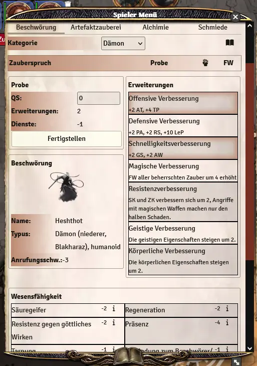 Beschwörung