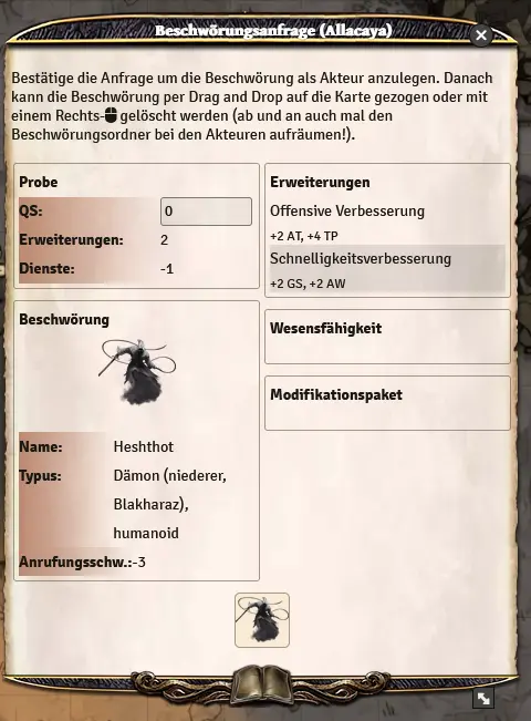 Beschwörung