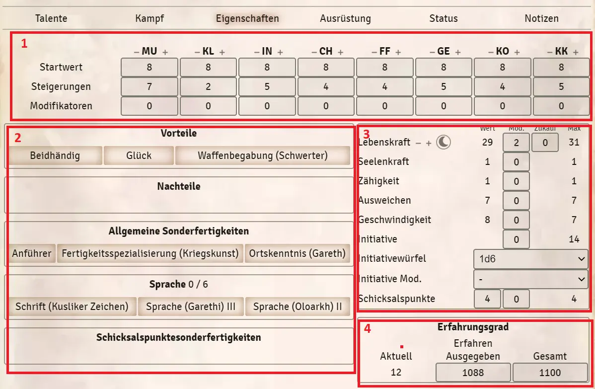 Eigenschaften