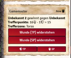 Trefferzonen