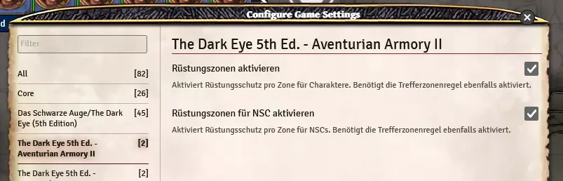 Trefferzonen