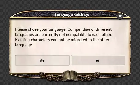 select language